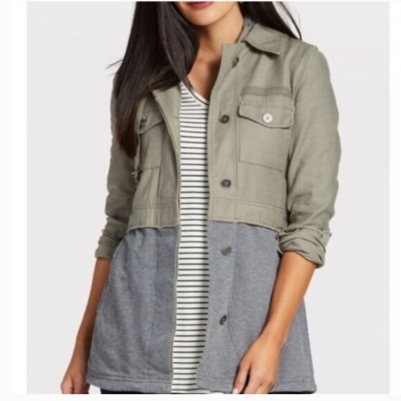 Peyton Jensen Mixmedia Jacket - Picture 1 of 9